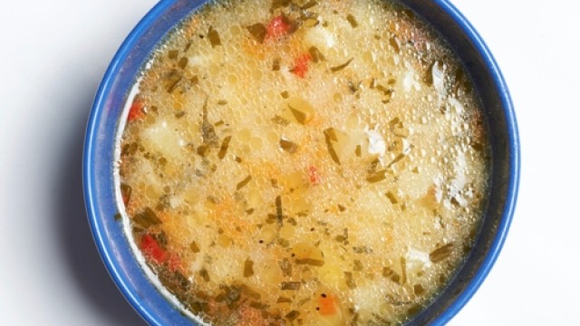 Снимка: Картофена чорба с печен лук