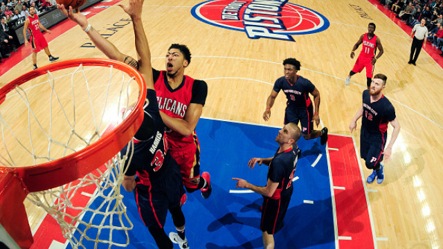 Снимка: Антъни Дейвис постави нов клубен рекорд и донесе  победата на Ню Орлиънс над Детройт (ВИДЕО)