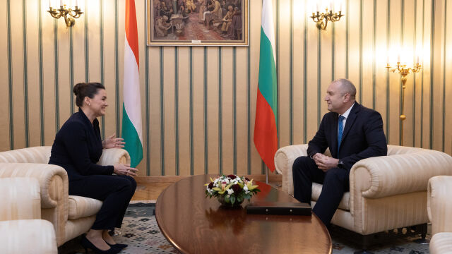 Снимка: Румен Радев към унгарския президент: Охраната на външните граници на ЕС е обща