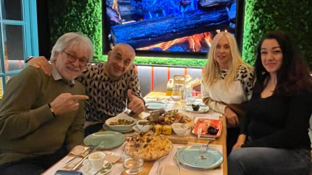 Снимка: Кристина Димитрова и Орлин Горанов отново заедно. На маса! (СНИМКИ)
