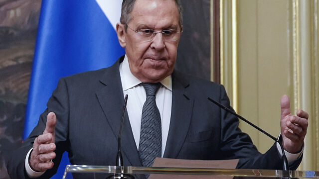 Снимка: Лавров: Русия отхвърля примирието в Украйна