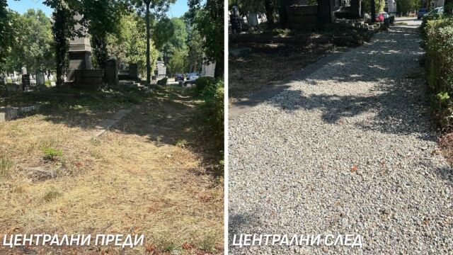 След десетилетия неглижиране завършихме почистването на трите големи гробищни парка