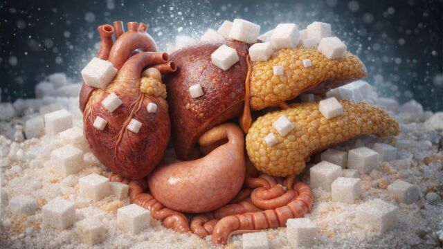 Снимка: 17 лъжички на ден: Как захарта уврежда органите