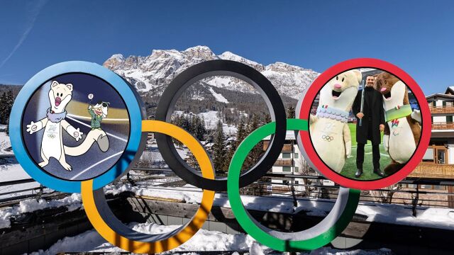 Снимка: Зимни олимпийски игри 2026: талисманите хермелини Тина и Мило, роден само с една лапа (СНИМКИ)