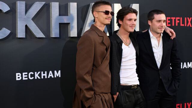 Снимка: Ромео Бекъм отвърна на удара на брат си Бруклин с нова татуировка (СНИМКИ)