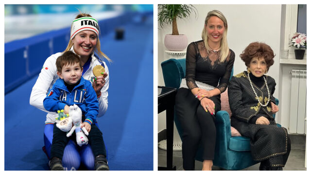 Снимка: Мама спечели злато: наследница на Джина Лолобриджида покори Олимпиадата (СНИМКИ)