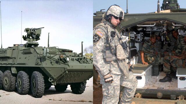Снимка: Българската армия получи първите бойни машини „Страйкър“ от САЩ