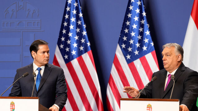 Снимка: Рубио към Орбан: Вашият успех на изборите в Унгария е и наш успех