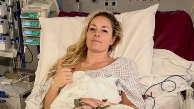 Снимка: След 4 операции: Линдзи Вон излетя за САЩ