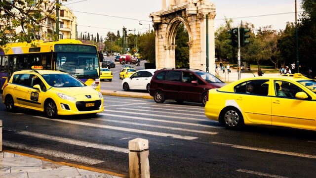 Снимка: Такситата в гръцката столица Атина ще стачкуват 3 дни