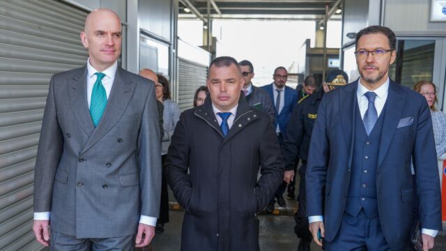 Снимка: МВР: Даниел Митов посети ГКП 