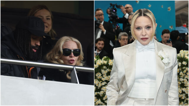 Снимка: Мадона замени сцената със спортна трибуна: Защо използва споделен транспорт? (СНИМКИ)