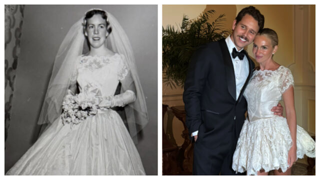 Снимка: Любов, памет и стил: Как една сватбена рокля на 68 г. се превърна в модерна мини рокля