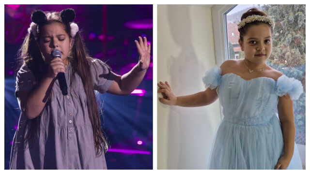 Снимка: Малката Даная от Кюстендил завладя сцената на „Гласът на Германия“ (ВИДЕО)