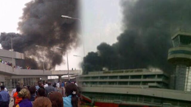 Снимка: Шестима души са ранени при пожар на летище (ВИДЕО)