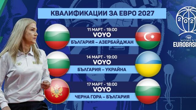 Снимка: Започва седмицата на баскетболните "лъвици" - пряко на VOYO.BG (ВИДЕО)