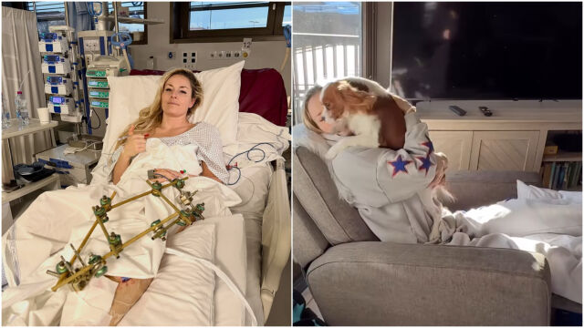 Сърце, което не се предава: Линдзи Вон мина през ада, а любимото ѝ куче я спаси! (СНИМКИ)