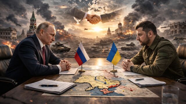 Снимка: Зеленски: Готов съм да се срещна с Путин и да говорим за мир