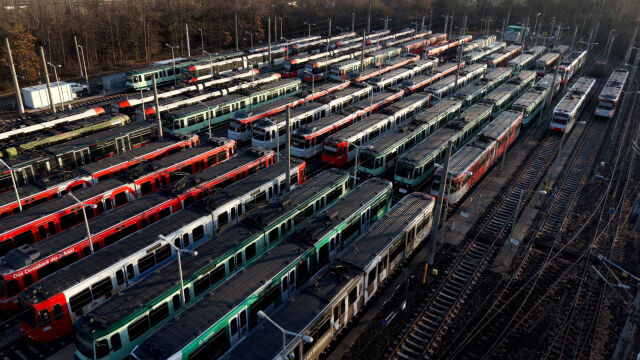 Снимка: Стачка на градския транспорт в цяла Германия