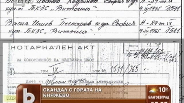 Снимка: Откровено погазване на закона за 8 декара Княжевска гора