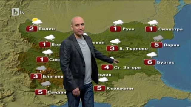 Снимка: Времето - Обедна емисия 12.01.2013 г.