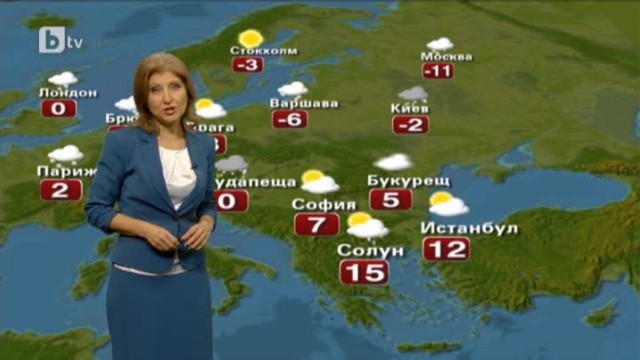 Снимка: Времето - Централна емисия - 19.01.2013 г.