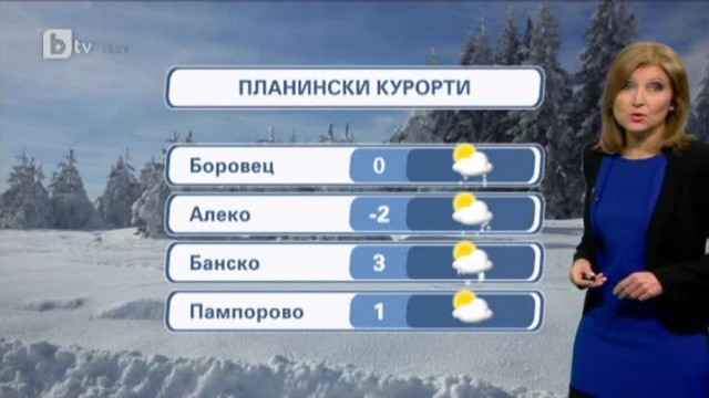 Снимка: Времето - Централна емисия - 29.01.2013 г.