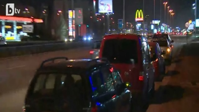 Снимка: Верижна катастрофа на Цариградско шосе