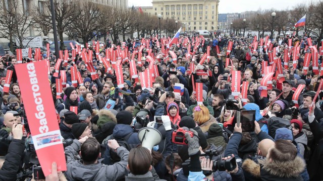 Снимка: Руската полиция задържа Алексей Навални (ВИДЕО) 