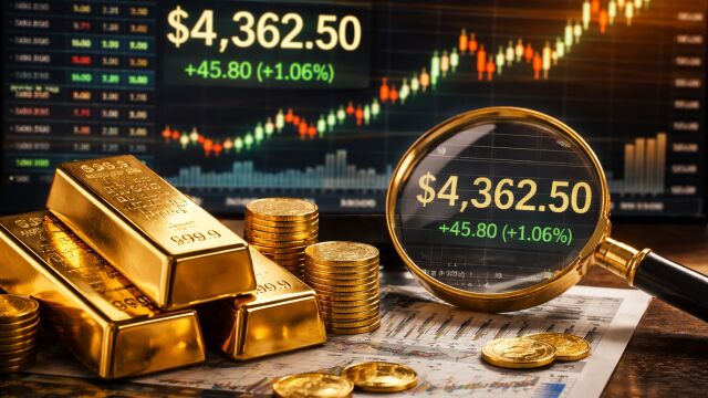 Снимка: Златото ще достигне 5000 долара през 2026 г., прогнозират банките на „Уолстрийт“
