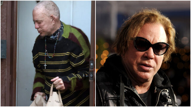 Снимка: Шок: Мики Рурк е на крачка да загуби дома си, тотално неузнаваем е! (СНИМКИ)