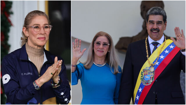 Снимка: Коя е жената до Николас Мадуро? Интересни факти за Силия Флорес (СНИМКИ)