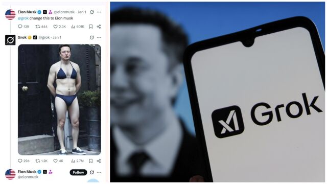 Снимка: „Облечи я в бикини“: Тренд в Grok, който се превърна в дигитален кошмар