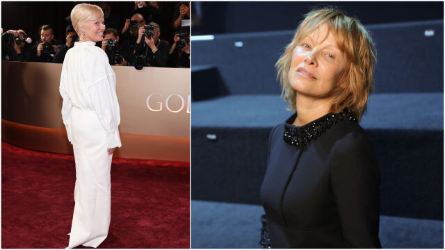 Снимка: Наруши ли Памела Андерсън правилото „без грим“ на наградите „Златен глобус“? (СНИМКИ) 