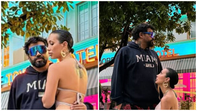 Снимка: Азис и Атижа в Маями: Приличат ли на Кание Уест и Бианка Ченсори? (СНИМКИ)