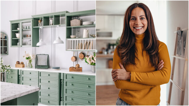 Снимка: Топ 6 цвята за кухненски шкафове през 2026 (СНИМКИ)