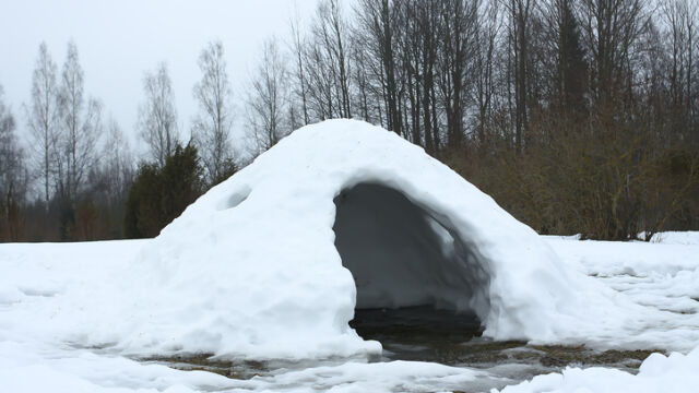 Снимка: 11-годишно дете загина в снежна пещера, която направило в двора на училището си