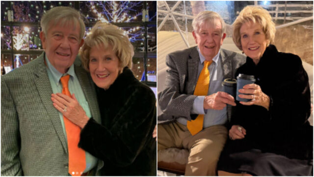 Снимка: След 40 години като съседи: възрастна двойка се сгоди и 