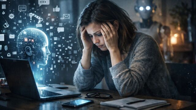Снимка: Ежедневната употреба на AI увеличава риска от депресия с 30%