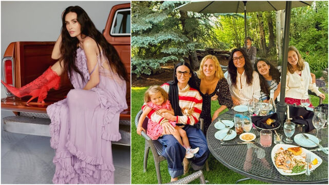 Снимка: Деми Мур показа новия си приказен дом (СНИМКИ)