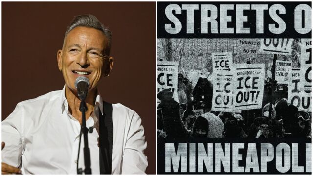Снимка: Streets of Minneapolis: Брус Спрингстийн с песен срещу Доналд Тръмп (ВИДЕО)