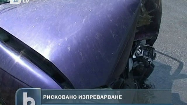 Снимка: Млада шофьорка изпрати семейство с две деца в болница