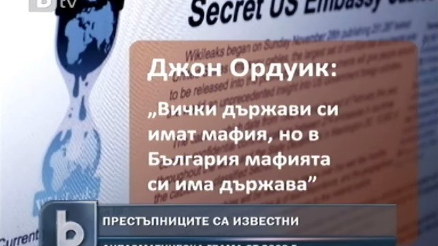Снимка: Най-търсените български гангстери се появиха в Уикилийкс 