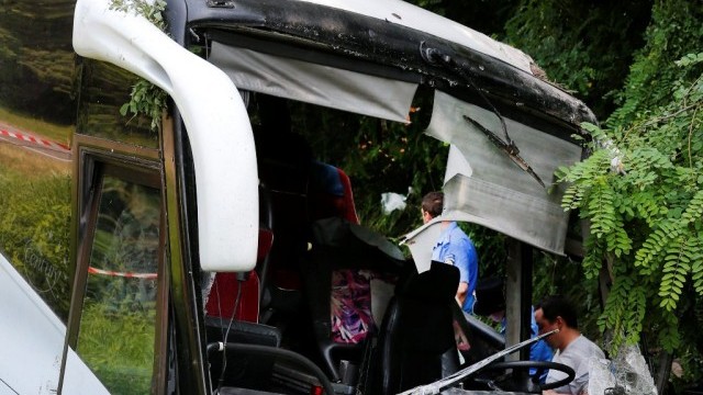 Снимка: 24 загинали в автобусна катастрофа в Перу