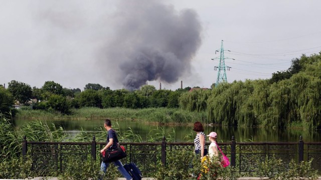 Снимка: Проруски сепаратисти са свалили украински боен самолет