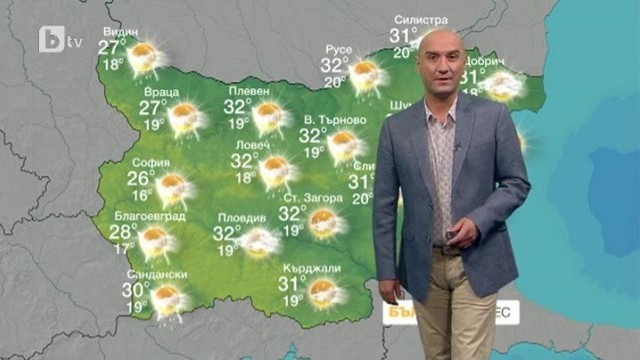 Снимка: Времето - Обедна емисия - 27.07.2014 г.