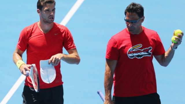 Снимка: Григор Димитров се раздели с треньора си