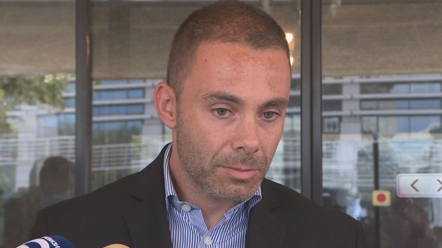 Снимка: ГЕРБ: Жената, полята с течност при днешните протести, не е била и не е наш член