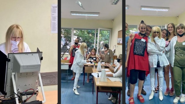 Снимка: И Лили Иванова гласува (СНИМКИ)