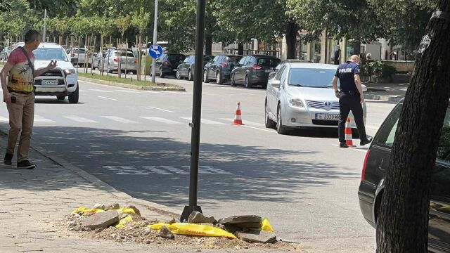 Снимка: 78-годишна жена е ударена на пешеходна пътека в Благоевград